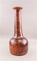 Chinese Zisha Mallet Shaped Vase