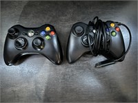 XBOX 360 Controllers (lot of 2)