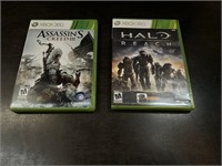 Assasins Creed & Halo XBOX 360