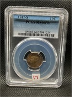 1947-S ROOSEVELT DIME PCGS MS66 FB