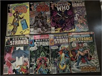 Lot of Doctor Strange & Doctor Who Comic Books