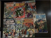 Lot of Sgt. Fury Comic Books