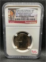 2014-D SACAGAWEA C & C SET NGC SP70 ENHANCED