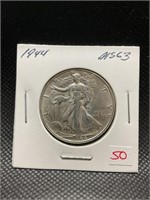 1944 WALKING LIBERTY HALF DOLLAR MS63