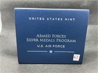 UNITED STATES MINT ARMED FORCES SILVER MEDALS