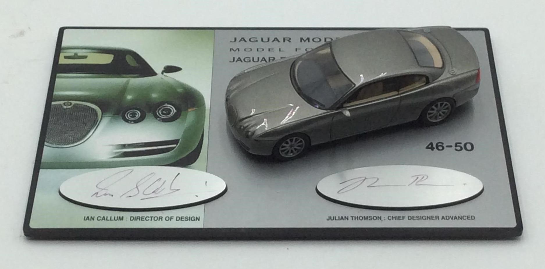 2002 Jaguar R-Coupe Model Club Collectible Plaque