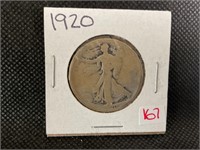 1920 WALKING LIBERTY HALF DOLLAR