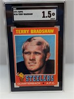 1971 Topps Terry Bradshaw Rookie #156 SGC 1.5