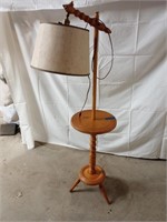 Wood Lamp Stand