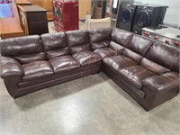 LEATHER 2 PC. SECTIONAL