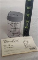 The Pampered Chef Grate Container