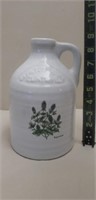 Harris Pottery Clinton IL Peppermint Jug