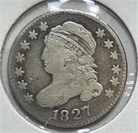 1827 Bust Dime Full Liberty