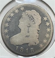 1818 Bust Quarter