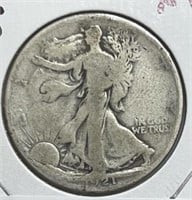1921S Liberty Half Dollar Key