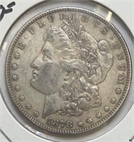 1878P 7TF Morgan Silver Dollar Choice