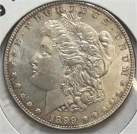 1899P Morgan Silver Dollar  Choice+