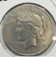 1935S Peace Silver Dollar