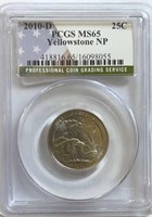 2010D Yellowstone NP PCGS MS65