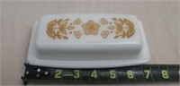 Pyrex Butterfly Gold Butter Dish