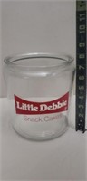 Little Debbie Snack Cakes Glass Jar (small chip