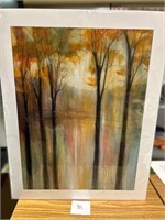 "Fall Tree with Lake" giclee by Cathy Cooper