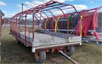 COVERED WAGON- WITH STEEL RACK - NO TARP