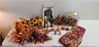 Fall Decorations Including Lori Miller Carved