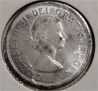 1964 Circul Canada Silver Dollar Queen of England!