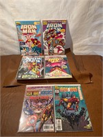 6 miscellaneous marvel Iron Man comics