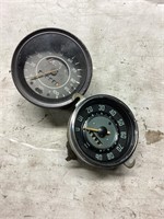 Two speedometers