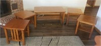 5pc. Coffee Table & End Tables