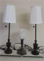 3 Table Lamps