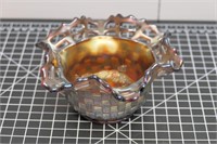 Sm. Iridescent Carnival Glass Bowl