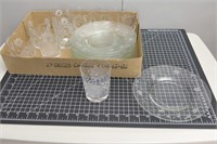 Cut Glass Plates & Glasses