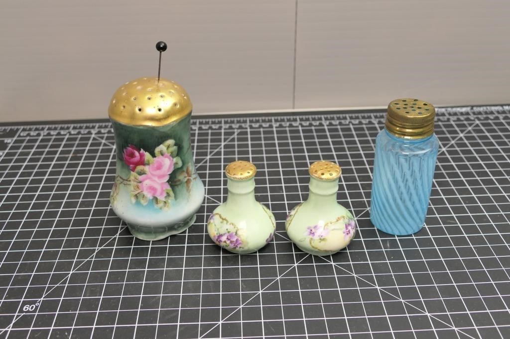 Floral Shakers & Hat Pin