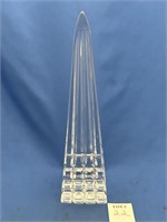 WATERFORD CRYSTAL MONUMENT OBELISK PAPERWEIGHT