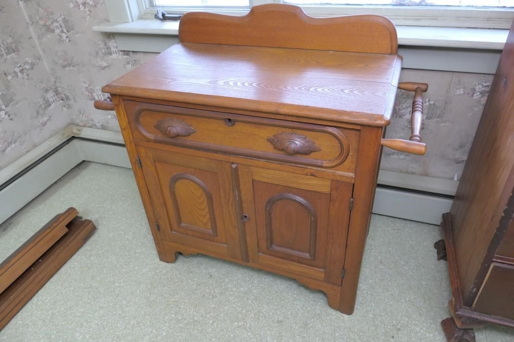 Antique Wood Wash Stand