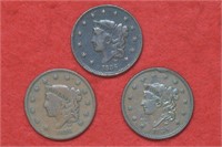3 - 1836 Large Cents