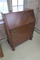 Vintage Drop Front Secretary Desk