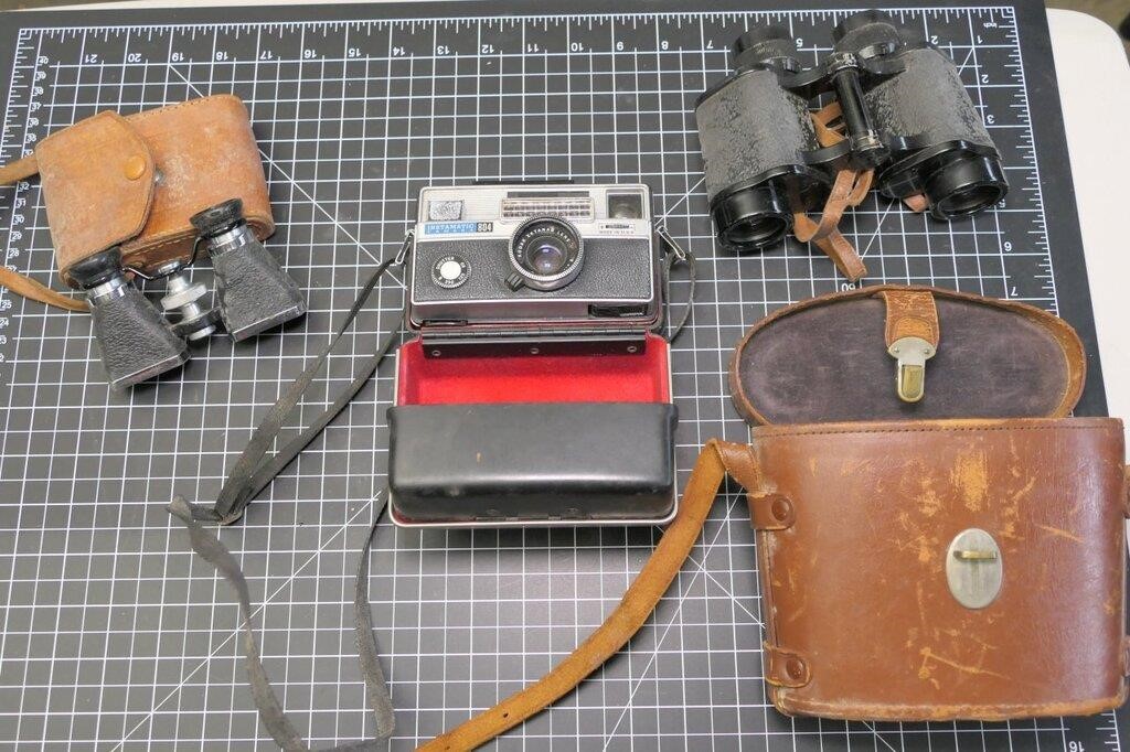 Camera & (2) Binoculars