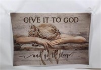 New “Give it to God and go to sleep” Poster