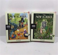 New Lot of Two The New Yorker Jigsaw Puzzles