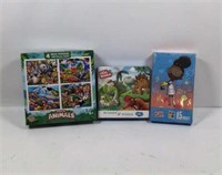 New Lot of 3 Children Puzzles