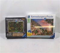 New Lot of Two Ravensburger Puzzles