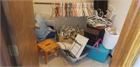 Closet Of Hangers, Bedding, Totes & More
