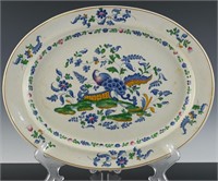 c1920s Booths Rockery and Pheasant CHINA PLATTER