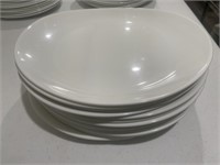 13 - 12 x 10 rolled edge dinner plate