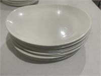 12 - 12 x 10 rolled edge dinner plate