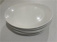 12 - 12 x 10 rolled edge dinner plate